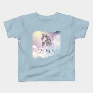 Channeling My Inner Unicorn Kids T-Shirt